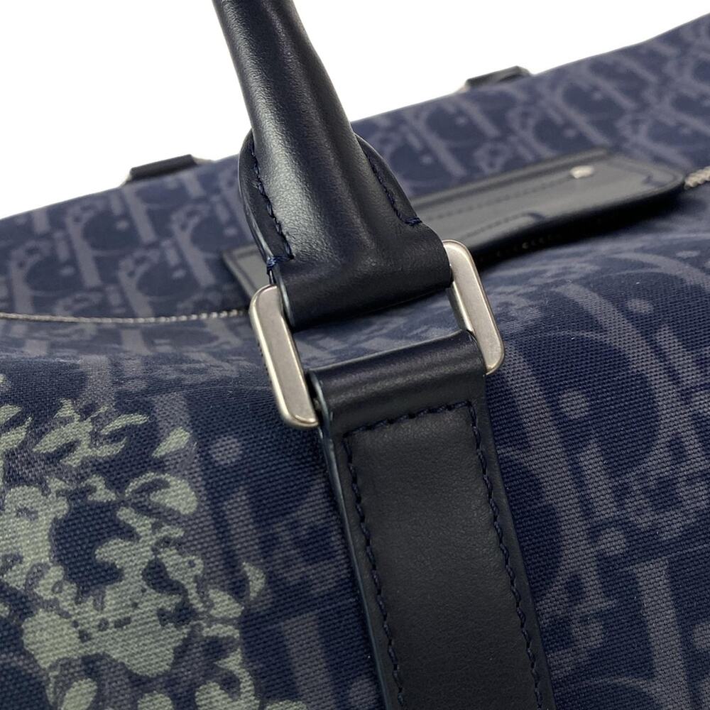 Christian Dior DIOR/ChristianDior Rango 50 Boston Bag Navy Dark Navy Multi - Picture 16 of 16